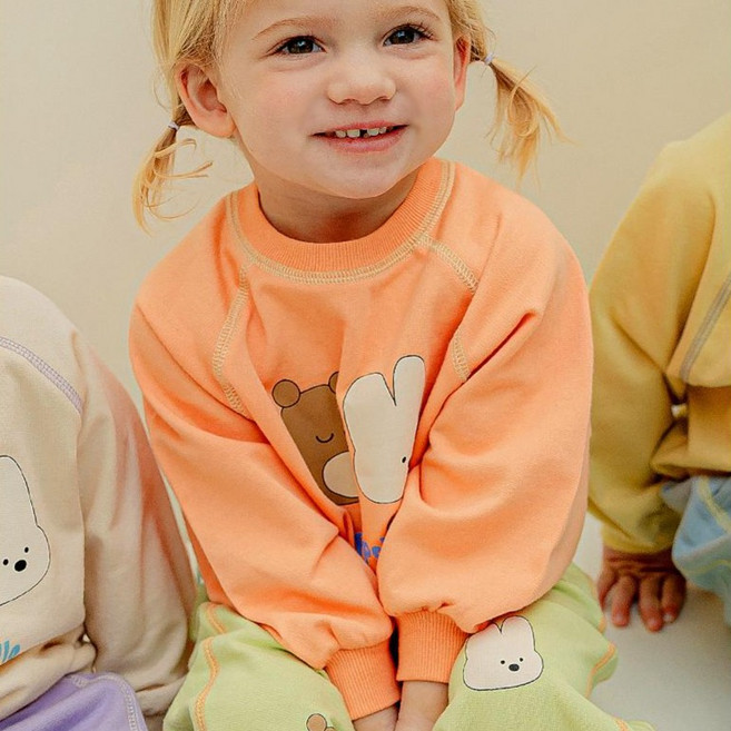 삠뽀요 베어레빗 상하의 세트 PLRCE01