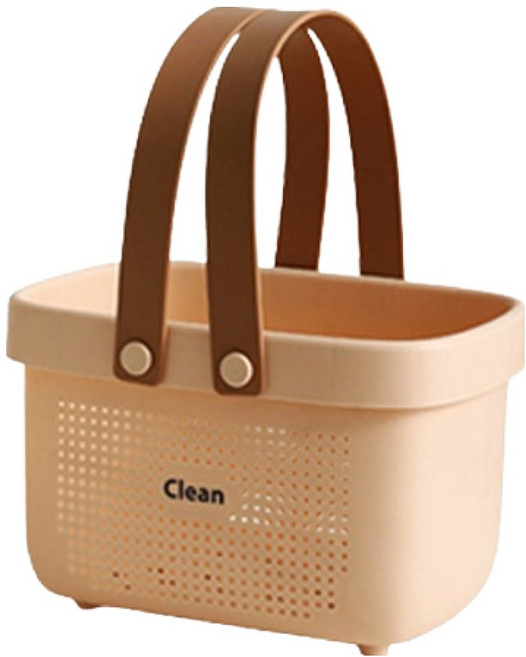 블럭마트 목욕 다용도 바구니, 핑크