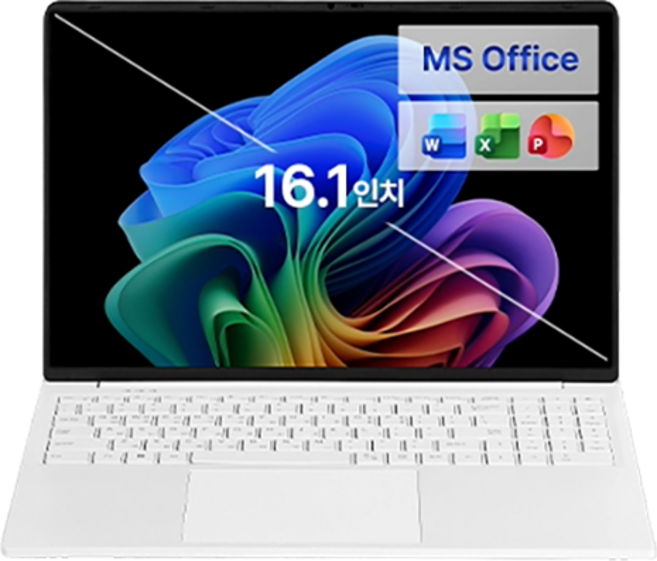 베이직스 2024 베이직북 16 N-시리즈 마이크로소프트 패키지, White, BB1624FW-S, 256GB, 8GB, WIN11 Home