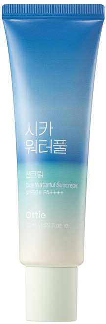 Ottie 積雪草水感防曬乳 SPF50+ PA++++, 1件, 50ml