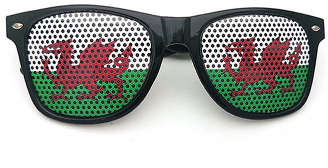 마켓피아 패션 파티 국가 선글라스, 웨일즈, 1개