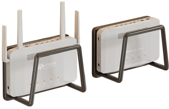 동글이 범용형 흔들림 없는 무타공 셋톱박스 브라켓 80 x 100 x 100 mm, 2개, TYPE 4