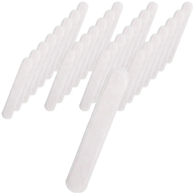 하임픽 모자 오염방지 땀흡수 패드, 화이트, 10개