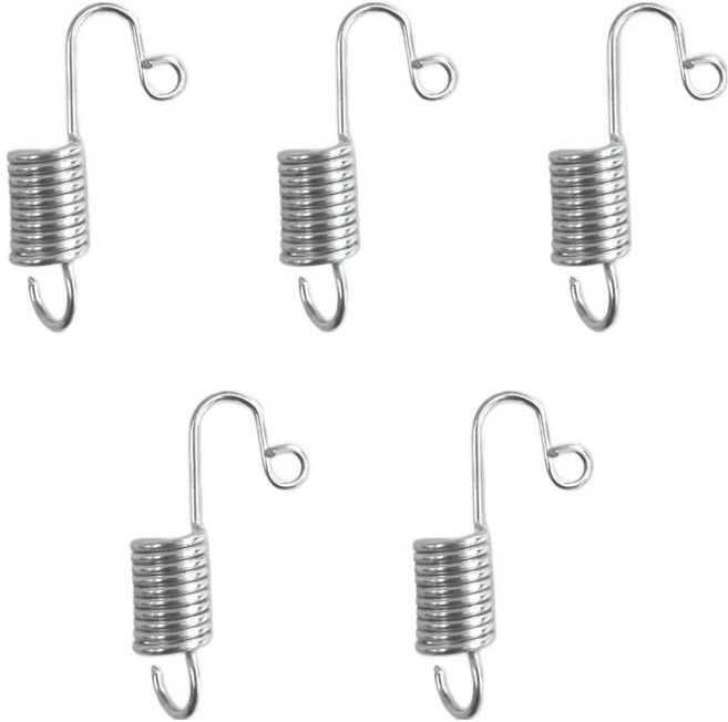 현수막 배너 철재 강력 스프링, 5개, 실버