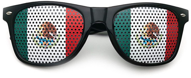 마켓피아 패션 파티 국가 선글라스, 멕시코, 1개