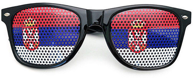 마켓피아 패션 파티 국가 선글라스, 세르비아, 1개