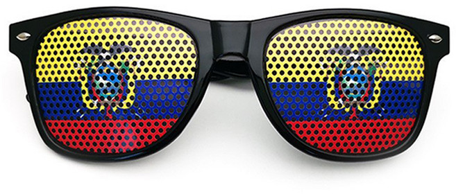 마켓피아 패션 파티 국가 선글라스, 에콰도르, 1개