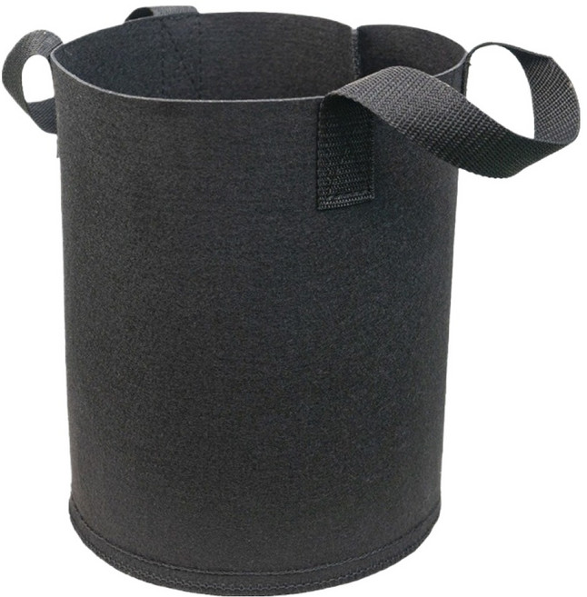 코스넬 베란다 텃밭 블루베리 재배 부직포 화분 높은형, 블랙, 1개