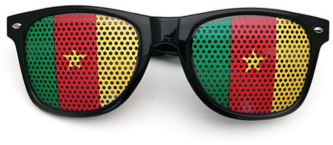 마켓피아 패션 파티 국가 선글라스, 카메룬, 1개