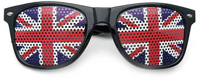 마켓피아 패션 파티 국가 선글라스, 영국, 1개