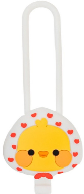 아아랜드 강아지 야간산책 아곰 아토 충전식 LED 블링커, 아리(무지개), 1개