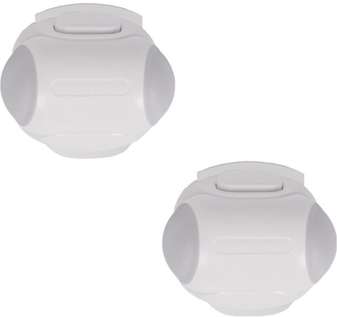 아가드 분리형 창문 중문 안전잠금장치, 화이트, 2개