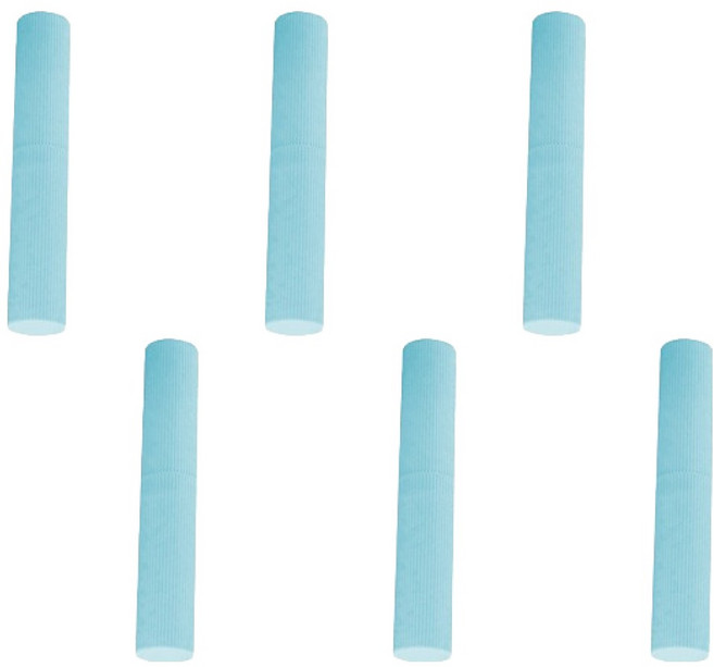 블럭마트 휴대용 칫솔치약 케이스, 블루, 6개