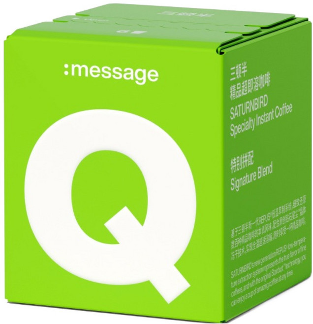Saturnbird 訊息系列 Q經典配方深焙冷萃咖啡, 3g, 1個, 6入