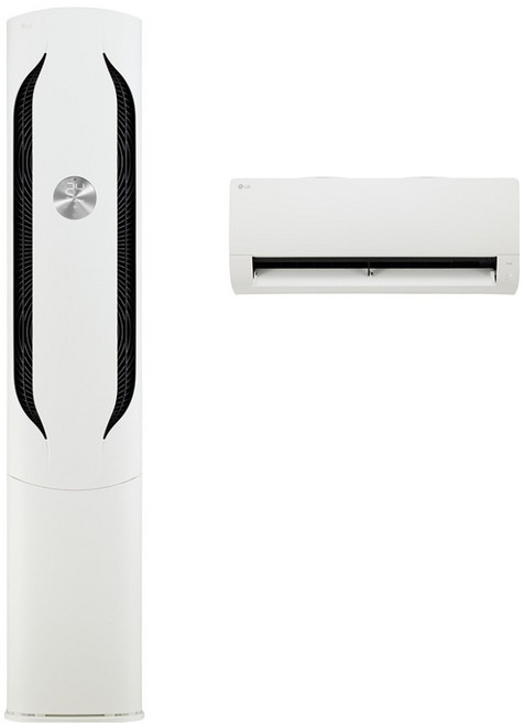 LG전자 듀얼 인버터 65.9㎡ + 18.7㎡ 휘센 오브제컬렉션 2 in 1 멀티형 에어컨 방문설치, FQ20VDWHM2(스탠드형), SQ06BDAWBJ(벽걸이형), FQ26DWAU(실외기), 일반배관형