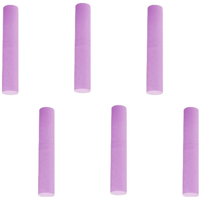 블럭마트 휴대용 칫솔치약 케이스, 퍼플, 6개