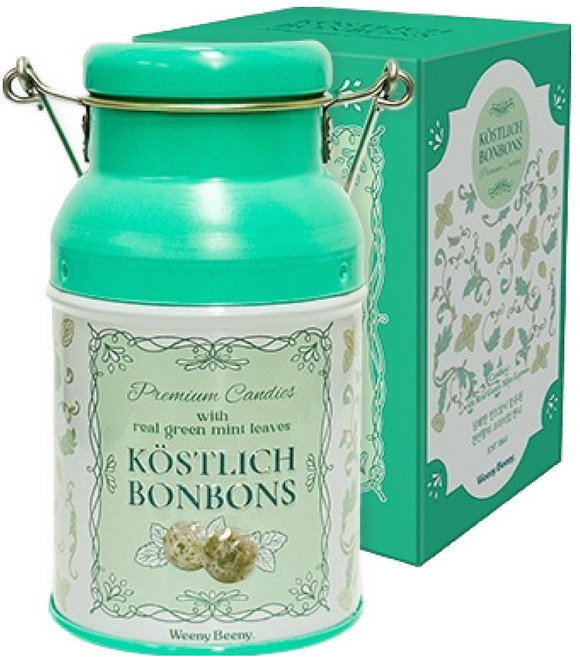 Weeny Beeny Questli Hbonbon 綠薄荷糖果, 95g, 1個