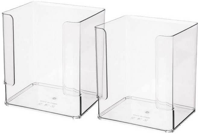 코스넬 팬트리 라면 정리함, 투명, 2개