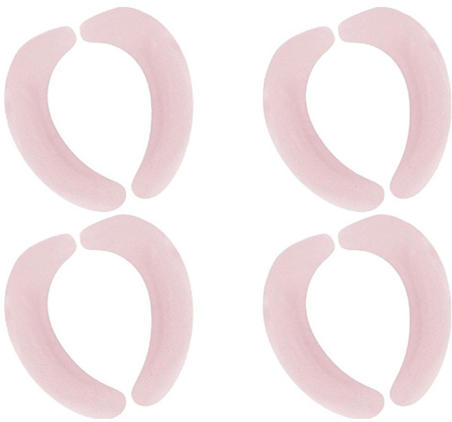 블럭마트 욕실 심플 변기시트 세트, 랜덤발송, 4세트