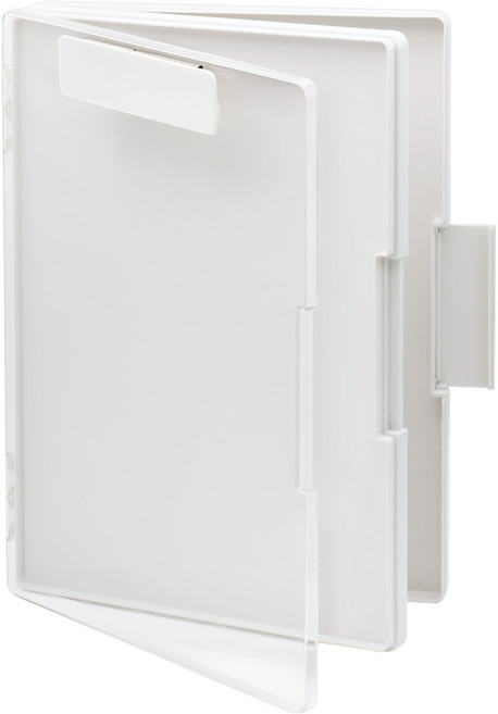 카파맥스 2단 화일케이스 클립보드 A4, 베이지, 1개