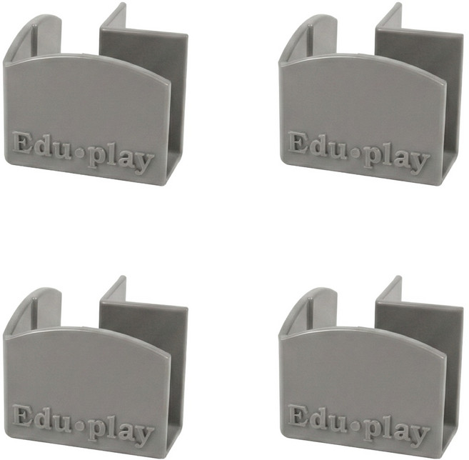 에듀플레이 굿베이비룸 코너 고정 받침대, 그레이, 4개