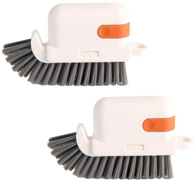 아케이바이 반영구 3in1 창틀 청소 브러쉬, 혼합색상, 2개