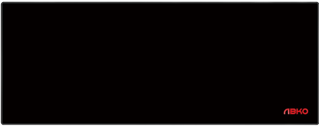 앱코 심플 논슬립 생활방수 게이밍 장패드 3mm, 블랙, 1개