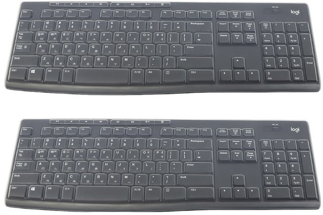 마하링크 로지텍 K270 MK270 MK295 MK275 호환 실리콘 키스킨 ML-KSL27, 2개