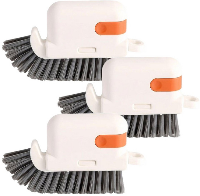 아케이바이 반영구 3in1 창틀 청소 브러쉬, 혼합색상, 3개