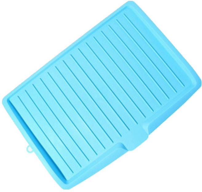 生活狩獵 多功能餐具瀝水盤, 藍色, 1個, 1層