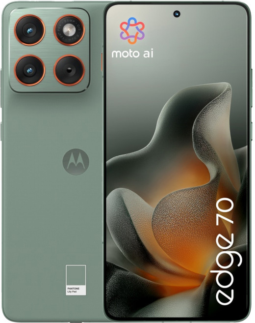 motorola edge 70 行動電話 12GB, 織綠色, 256GB