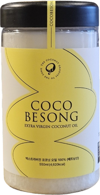 코코비쏭 냉압착 엑스트라버진 코코넛오일, 1개, 550ml