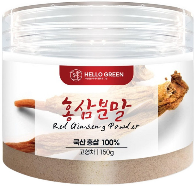헬로우그린 국내산 홍삼 분말 가루, 1개, 150g