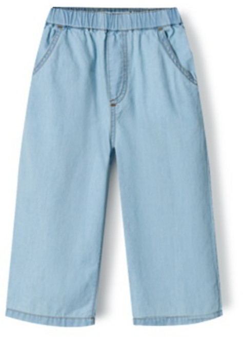 유니프랜드 면 데님 9부 일자 팬츠