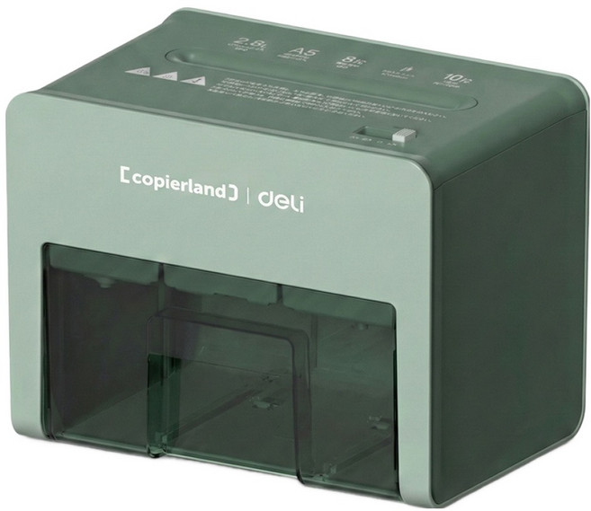 카피어랜드 극저소음 탁상용 소형 문서 세단기, 그린, SC-PA1