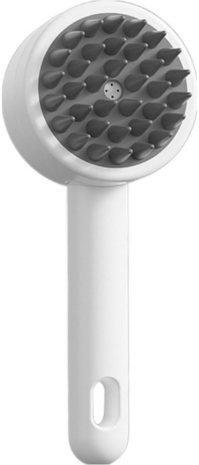 파스텔펫 반려동물 실리콘 목욕 브러쉬, 그레이, 1개