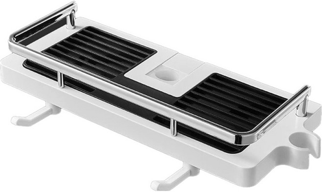 아케이바이 고급형 무타공 물빠짐 샤워기 거치 선반, 혼합색상, 1개