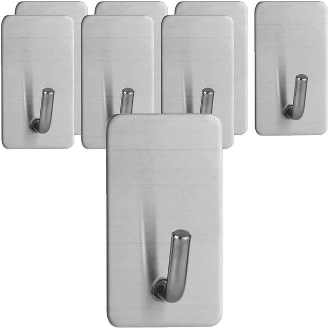 아케이바이 스텐304 무타공 벽 부착고리, 8개
