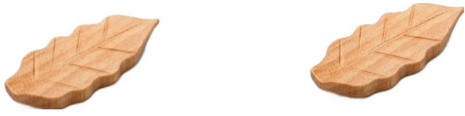 리빙사냥 원목 수저 받침대 디자인16, 2개