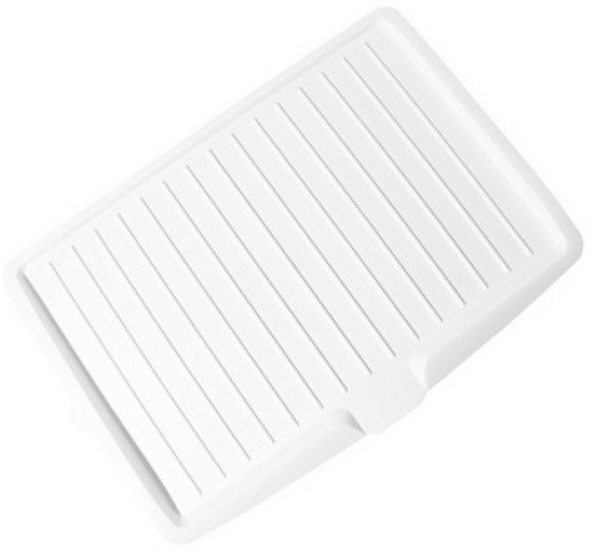 리빙사냥 다기능 수저건조 트레이, 화이트, 1개, 1단