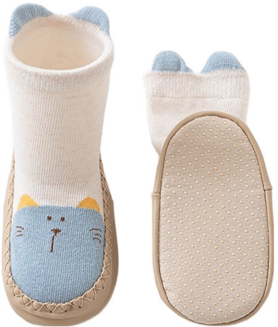 베베니즈 신생아용 귀염애니멀 미끄럼방지 삭스슈즈