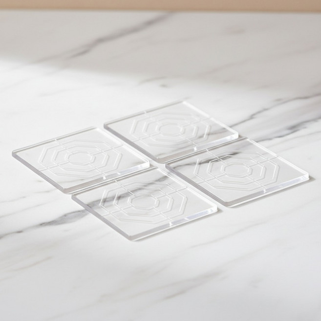 마켓피아 가구 다리 보호 캡 정사각형, 4개