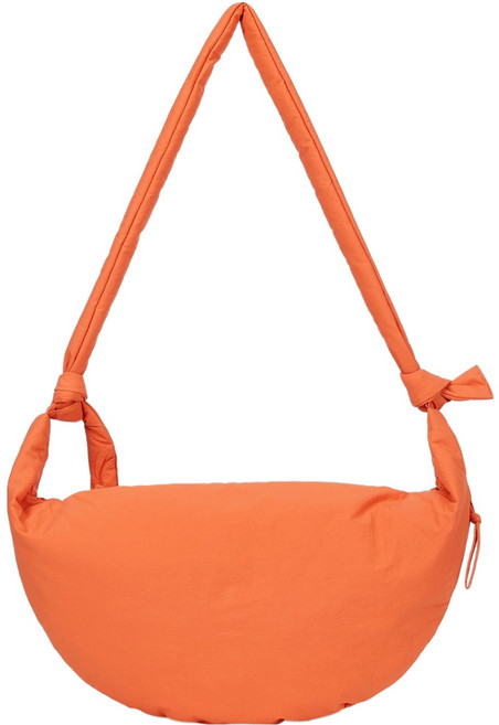 JAJU 女用半月形斜揹包, 橘色