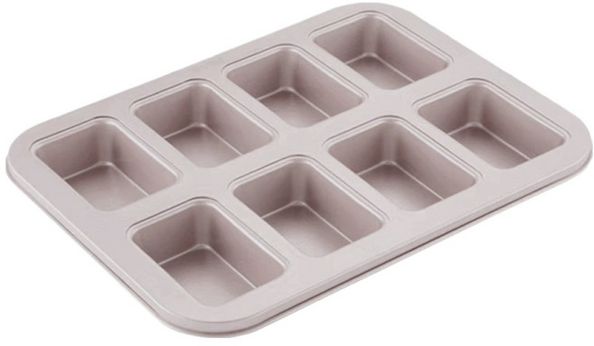 쉐프메이드 미니 파운드틀 직사각형 브라우니 팬 8구 WK10087, 1개