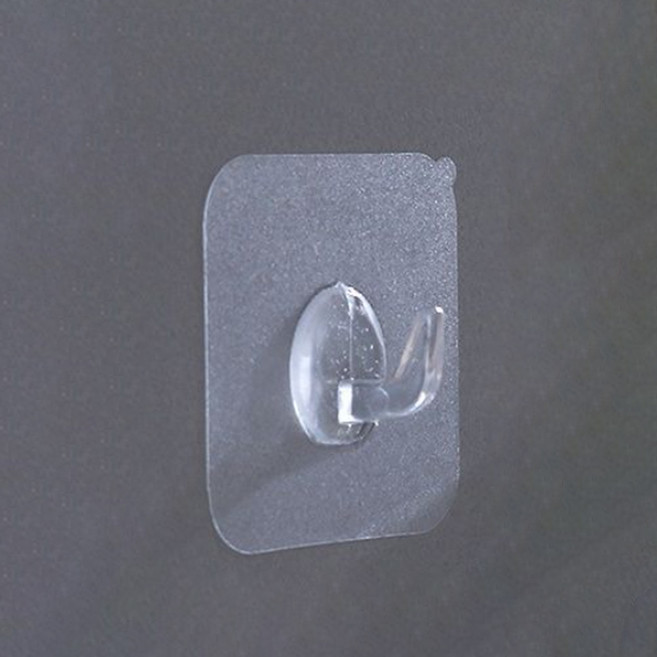 앞날창창 다용도 접착식 벽걸이 싱글 후크 6 x 6 cm, 10개