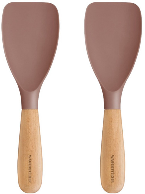 바겐슈타이거 에센자 플래티넘 실리콘 멀티 스패츌라, 로즈핑크, 2개