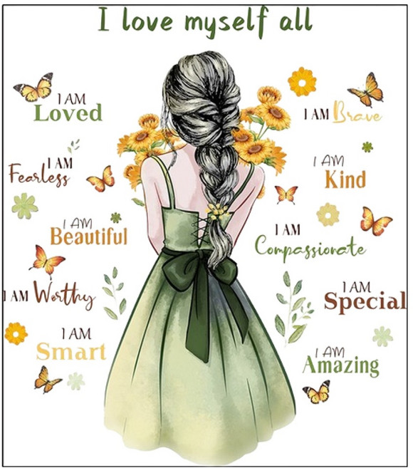 ROI라이프 수채화감성 데코 벽스티커, Type 02