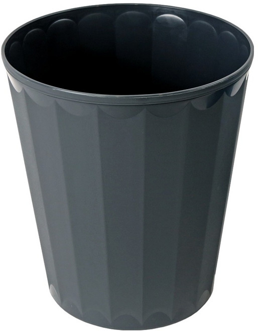 플라팜 모던 휴지통 15L, 다크그레이