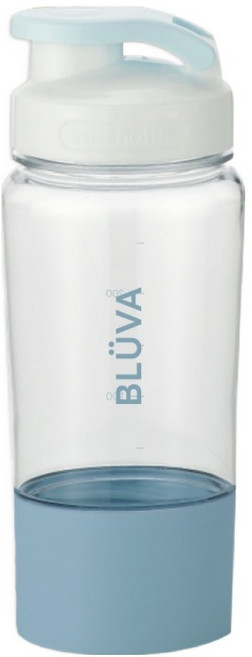 블루바 눈금표시 트라이탄 투웨이 원터치 컵보틀, 블루, 1개, 300ml