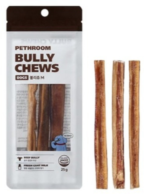 페스룸 강아지 불리츄 3p, 25g, 1개, 육포